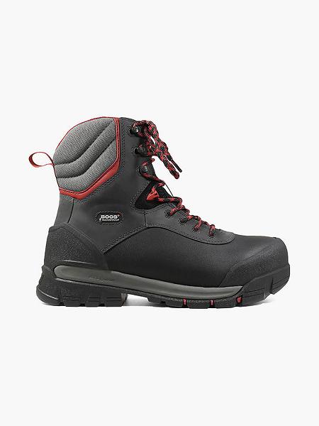 BOGS Boots Deutschland - Bedrock Shell 8" Comp Toe Arbeitsschuhe Herren Schwarz Multi DE53710